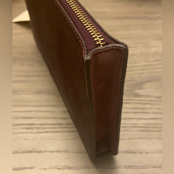 Kate Spade Plum Calfskin Clutch Bag - Picture 2 of 10